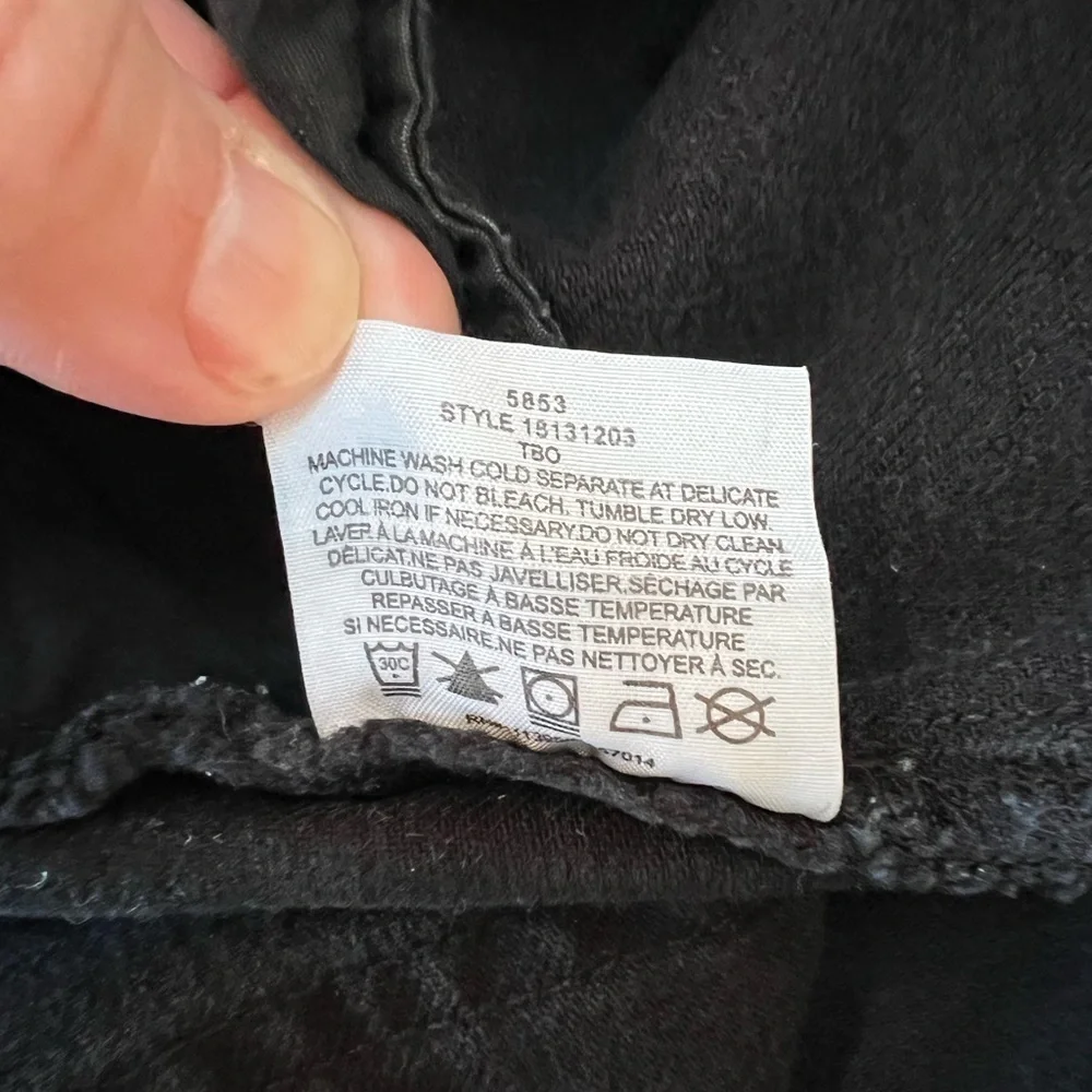 Tory Burch Super Skinny Jeans in Black, size 26